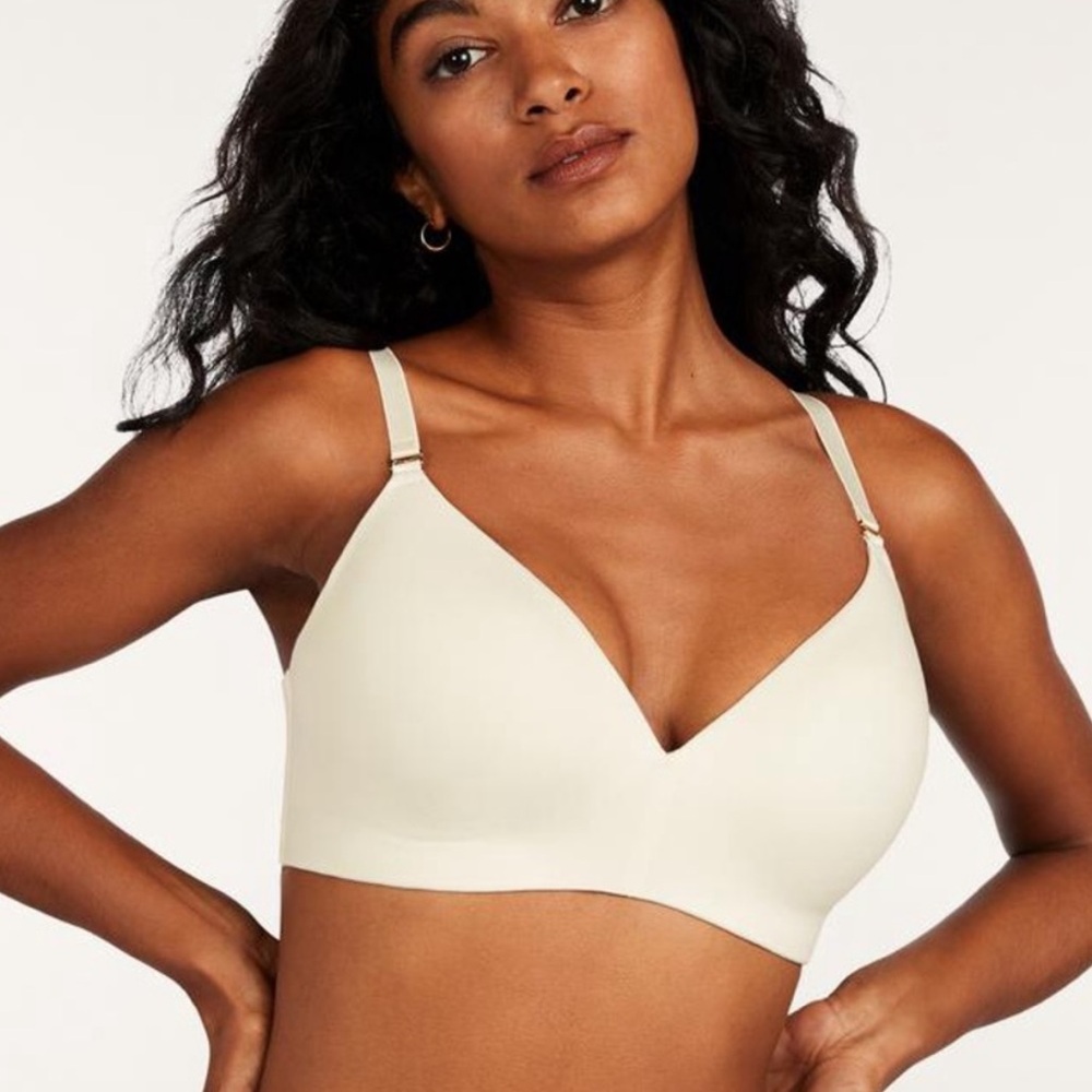 THIRDLOVE Cloud Cotton 24/7 Pima Cotton Multi-Way Strap Wireless Bra Size 38F